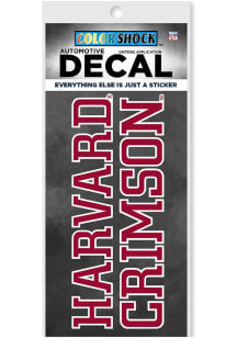 Harvard Crimson Team Logo Auto Decal - Crimson