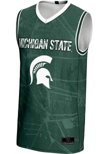 ProSphere Michigan State Spartans Youth Vigor Green Basketball Jersey