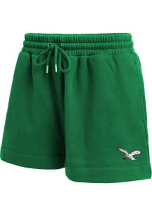 WEAR by Erin Andrews Philadelphia Eagles Womens Kelly Green Fleece Shorts