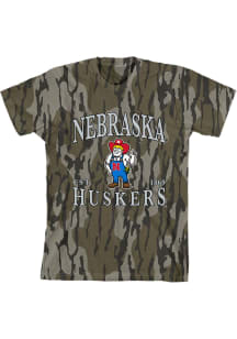 Something Inked Nebraska Cornhuskers Green Number One OHT Short Sleeve T Shirt