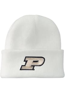 LogoFit Purdue Boilermakers North Pole Baby Knit Hat - White