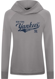 Levelwear New York Yankees Womens Grey Slender Glide Pullover