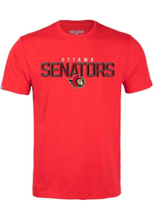 Levelwear Ottawa Senators Red Richmond Carve Short Sleeve T Shirt