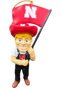 Nebraska Cornhuskers Mascot Ornament - Red