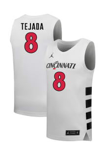 Tyler Tejada  Nike Cincinnati Bearcats White NIL Name And Number Jersey
