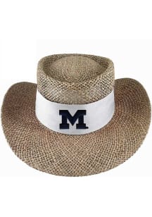 LogoFit Michigan Wolverines White Tournament Mens Bucket Hat