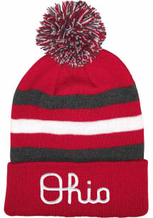 LogoFit Ohio State Buckeyes Dark Grey Halftime Youth Knit Hat