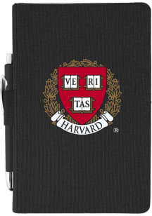Harvard Crimson Pen Notebook and Folder - Black