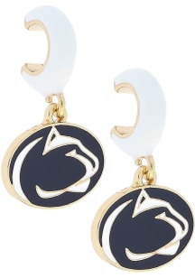 Penn State Nittany Lions Logo Hoop Womens Earrings