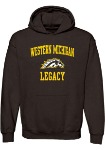 Western Michigan Broncos Mens Brown Legacy Long Sleeve Hoodie