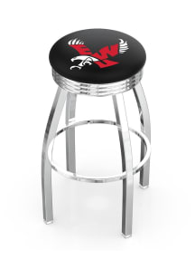 Eastern Washington Eagles 3 Ring Chrome Seat Pub Stool - Silver