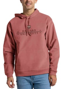 Harvard Crimson Mens Crimson Harvard Est 1636 Fashion Hood