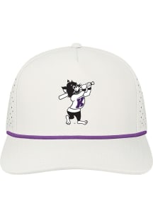 K-State Wildcats Baseball Cut Above Adjustable Adjustable Hat - White