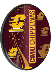 Central Michigan Chippewas Printed Sign - Black