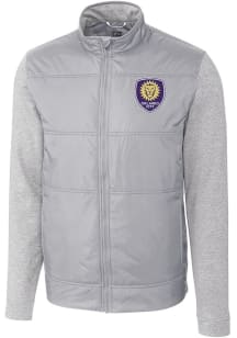 Cutter and Buck Orlando City SC Mens Grey Stealth Light Weight Jacket