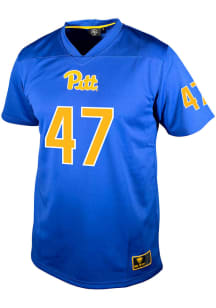 Nilay Upadhyayula  Genuine Collective Pitt Panthers Blue Football NIL Football Jersey
