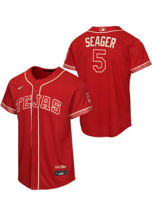 Corey Seager  Nike Texas Rangers Youth Red City Connect Home Run Jersey