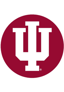 Indiana Hoosiers 3" Main Mark Button - Red