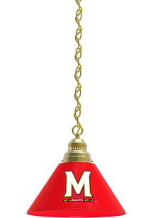 Maryland Terrapins Single Gold Billiard Lamp