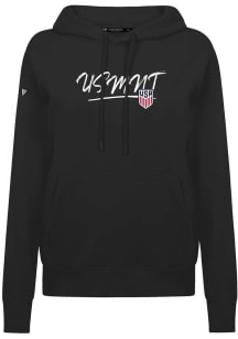 Levelwear USMNT Womens Black Adorn Express Hooded Sweatshirt