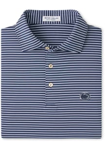 Peter Millar Penn State Nittany Lions Mens Navy Blue Tiebreaker Short Sleeve Fashion Polo