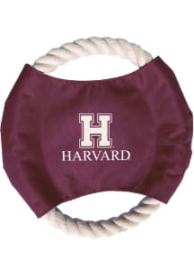 Harvard Crimson Rope Disc Pet Toy