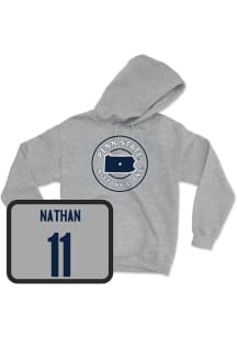 Jocelyn Nathan Campus Ink Penn State Nittany Lions Youth NIL State Long Sleeve Player Hoodie Grey