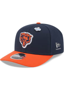 New Era Chicago Bears 2026 NFL Draft Stretch Snap 9SEVENTY Adjustable Hat - Navy Blue