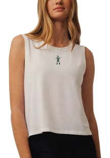 Greyson Michigan State Spartans Womens White Sloane Tank Top