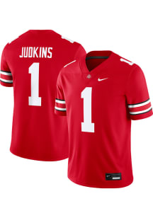 Quinshon Judkins  Nike Ohio State Buckeyes Red Name and Number Football Jersey