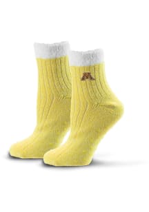 Minnesota Golden Gophers Glisten Womens Quarter Socks