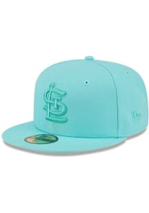 New Era St Louis Cardinals Mens Light Blue Color Pack 59FIFTY Fitted Hat
