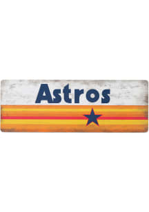 Houston Astros Wood Wall Sign - Blue