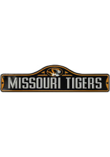 Missouri Tigers Metal Street Sign - Black