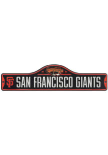 San Francisco Giants Metal Street Sign - Black