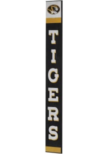 Missouri Tigers Vertical Wood Wall Sign - Black