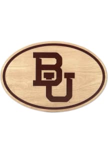 Baylor Bears Oval Wood Sign - Green
