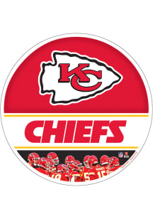Kansas City Chiefs Circle Sign - Red