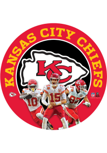 Kansas City Chiefs X-Metal Wall Graphic Sign - Red