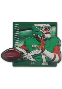 Jalen Hurts Philadelphia Eagles Player in Motion Sign - Kelly Green