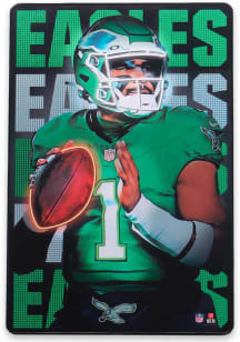 Jalen Hurts Philadelphia Eagles Neon Star Sign - Kelly Green