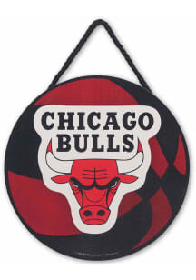 Chicago Bulls Circle Sign - Red