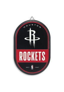 Houston Rockets Pill Sign - Red