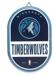Minnesota Timberwolves Pill Sign - Navy Blue