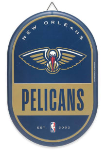 New Orleans Pelicans Pill Sign - Navy Blue