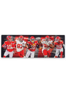 Kansas City Chiefs 22.75 X 8.13 Sign - Red
