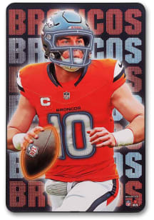 Bo Nix Denver Broncos Neon Star Sign - Navy Blue