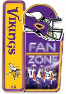 Minnesota Vikings X-Metal Sign - Purple