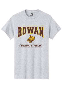 Summit Sportswear Rowan University Grey Track and Field Short Sleeve T Shirt