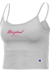 Champion Maryland Terrapins Womens Silver Cami Tank Top